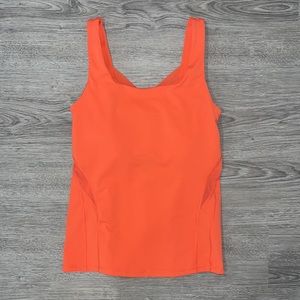 Orange lululemon tank